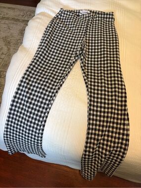 Urban Outfitters Black & White Gingham Knit Pants